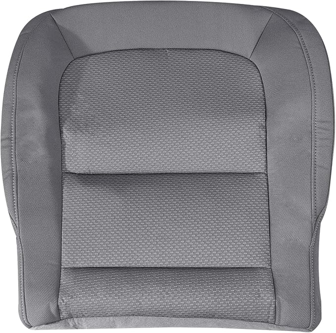 Driver Bottom & Top Back Cloth Dark Ash Gray Seat Cover, Driver Side Seat Cover Fit for 2015-2022 Chevy Colorado LT/GMC Canyon SLT