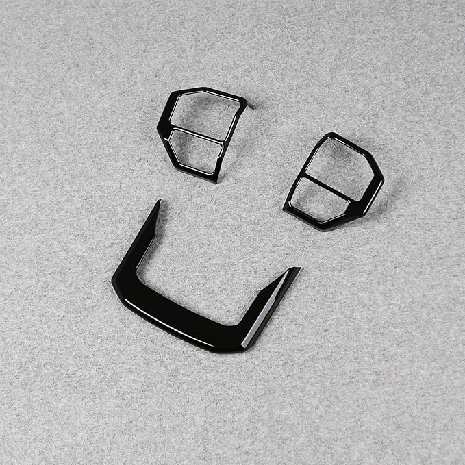 Beautost Fit for Toyota New Land Cruiser LC250 2024 2025 2026 Wheel Steering Trim Panel Cover Trims (Piano Black)