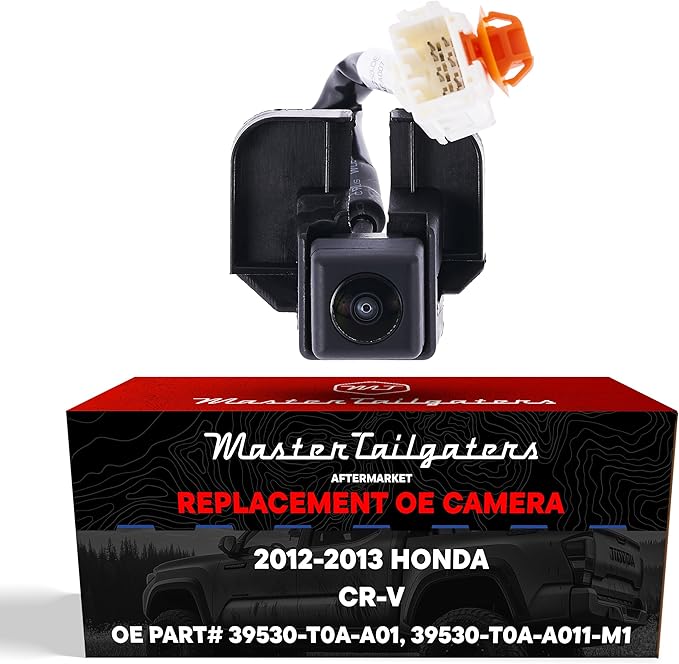 Master Tailgaters Replacement for Honda CR-V (2012-2013) Backup Camera OE Part # 39530-T0A-A01, 39530-T0A-A011-M1