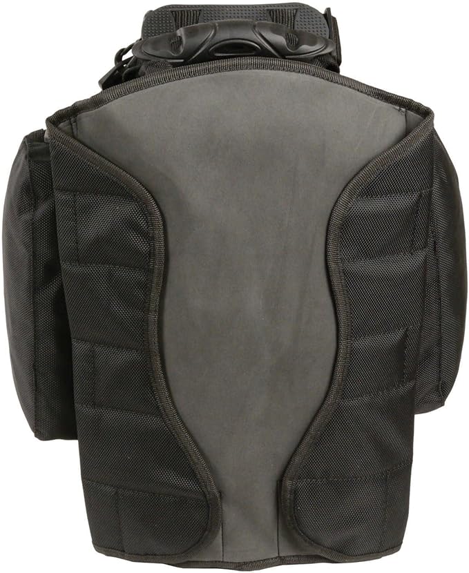 Motorcycle Motorbike Extra Large Magnetic Tank Bag Nylon Back Pack Black New
