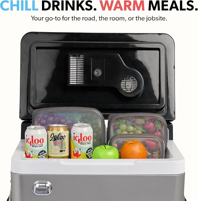Igloo Thermoelectric Cooler & Warmer | 12V Portable Cooler for Truck, RV, Car & Home