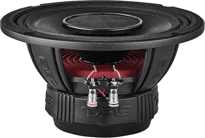 DS18 PRO-HY8.4B 8" Hybrid Mid-Range Car Audio Loudspeaker with 1" VC Built-in Compression Driver Horn, 500W Max 250W RMS 4 Ohms (1 Speaker)