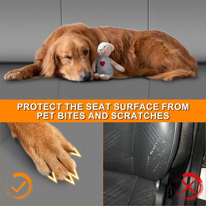 Leather Seat Cover Compatible with 2014-2025 Freightliner Cascadia 125 116 126, 33in High Back Seat Cover with Armrest Cover, Driver or Passenger Side Only One Seat
