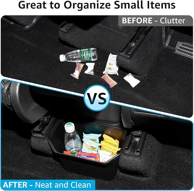 Motrobe Tesla Model Y Model 3 Model S Seat Back Hooks and Tesla Model Y Rear Senter Console Organizer