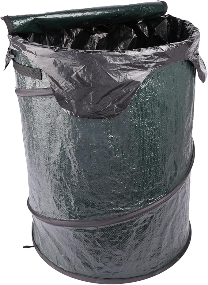 Coghlan's Pop-Up Lightweight Trash & Recycle Can – Collapsible Dual-Purpose Bin for Camping, RV, and Travel – Durable, Compact, and Easy to Store – 29.5 Gallon