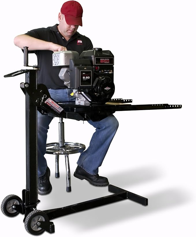 MoJack - Convertible Workbench Attachment for EZ MAX, XT, or PRO Lifts, Versatile, Compatibility, Riding Lawn Mower Maintenance and Repairs, 200lb Lifting Capacity, Lightweight & Portable