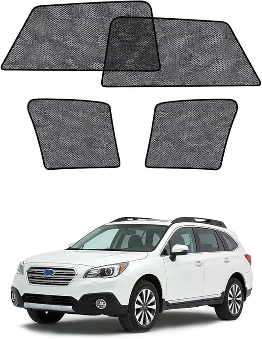 Car Window Shades for Subaru Outback(2014-2021), 4-Pack Rear Window Sun Shades for Baby – Breathable Mesh, UV & Heat Blocker, Privacy Protection for Camping, Travel, Sleep & Nursing