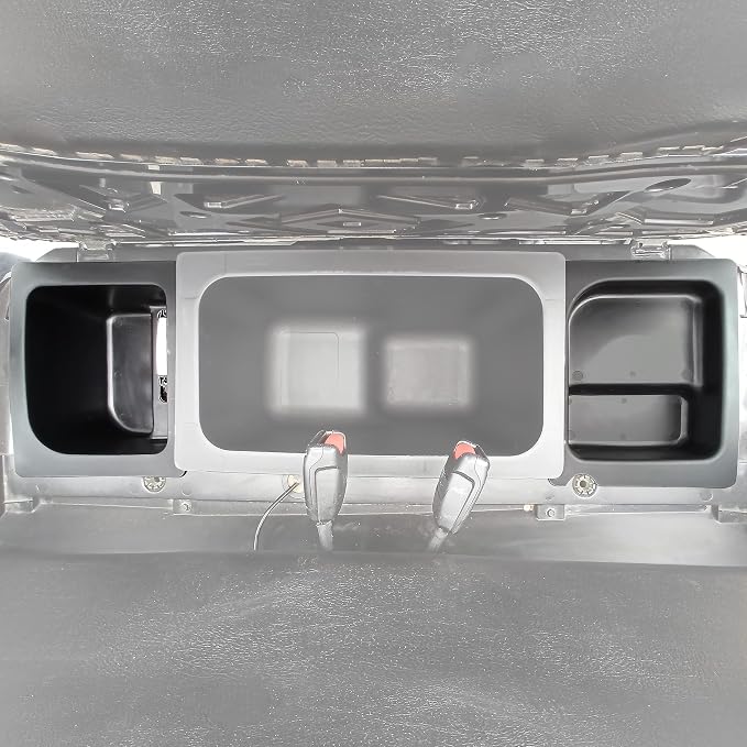 Left & Right Under Seat Storage Box for Polaris Ranger 570 Mid-Size, Underseat Storage Bin Set Organizer Tray for Polaris Ranger 500 570 Mid Size 50" Wide 2015-2021 Accessories (2PCS)