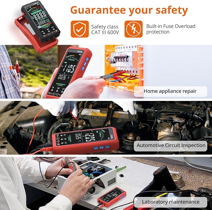 Clamp Meter 6000 Count - Smart Multimeter 6000 Count