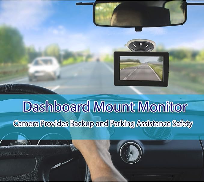 Pyle Car Rearview Backup Camera-Reverse Parking Sensor,HD 7" LCD Mirror Screen Monitor,Distance Scale Line,Waterproof,Night Vision,170 Wide Angle Lens& Swivel Angle Cam-PLCM7500_0(SG_B0748MJJGG_US)