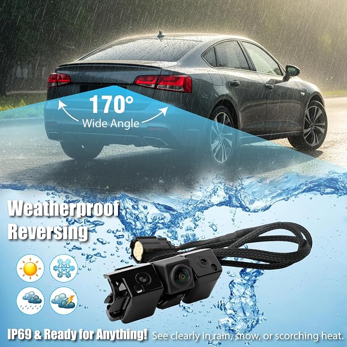 23306741 Rear View Backup Camera Compatible with Sierra 1500 Silverado 1500 2014-2015 Sierra 2500 Sierra 3500 Silverado 2500 Silverado 3500 2015