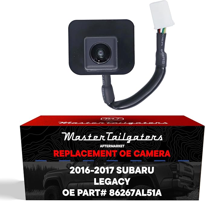 Master Tailgaters Replacement for Subaru Legacy (2016-2017) Rear View Backup Camera OE Part # 86267AL51A