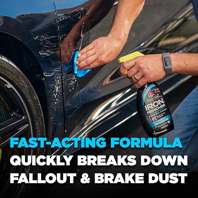 Stoner Car Care 92101 Iron Remover & Wheel Cleaner – Odorless Iron Fallout & Brake Dust Remover for Paint, Wheels & Glass – pH Balanced Rust Decontaminant – 1 Gallon