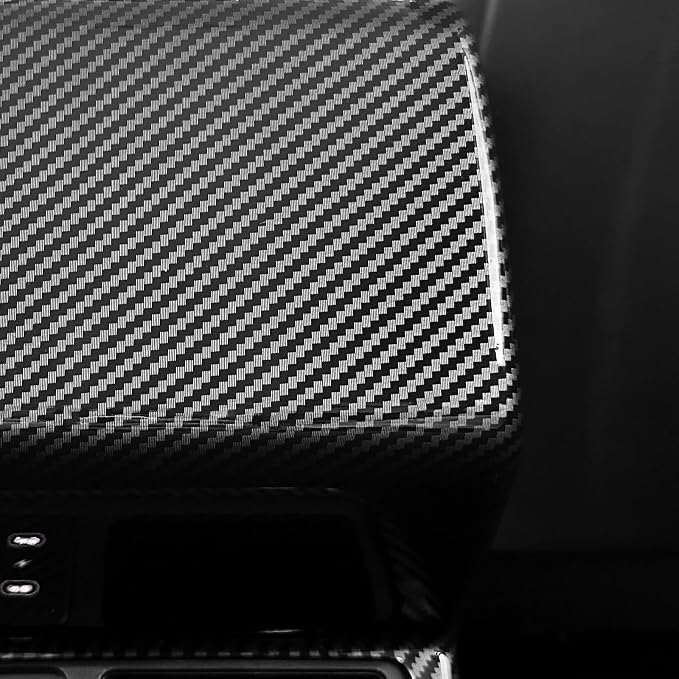 YOUTOOCAR Rear AC Vent Cover Compatible with Kia K4 2025-2026 Accessories (Carbon Fiber Pattern)