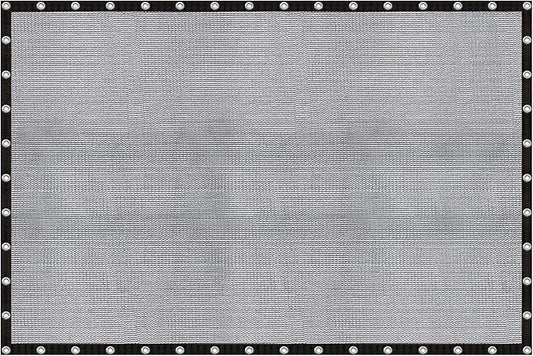 Cool Area 60-70% Shade Cloth 16x24FT Heavy Duty Knitted Mesh Tarp with Grommets Mesh Screen for Patio Canopy Garden Porch Greenhouse Pools Dog Kennel Black