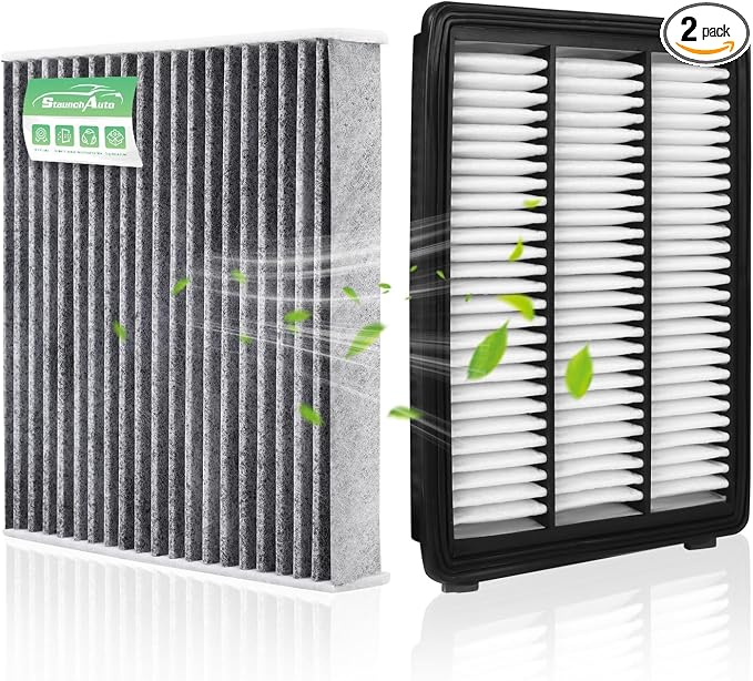Engine & Cabin Air Filter for Hyundai Tucson 2016-2021, Kia Sportage 2017-2022 Air filter for Car Replacement 97133-D1000 CA12065 Automotive Accessories-2 Pack