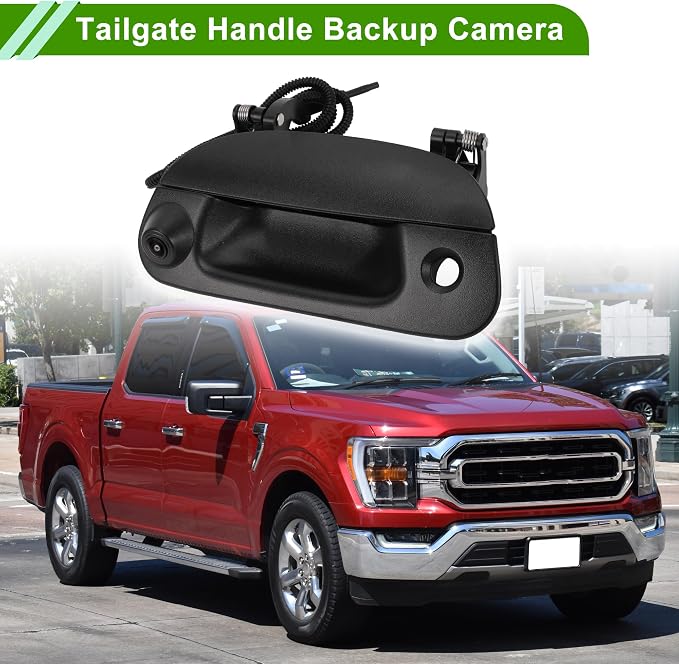 No.7L3Z9943400AA Tailgate Handle Backup Camera for Ford F-150 1997-2003 for Ford F-250 1997-1999 Rear View Reversing Park Assist Camera 1 Set
