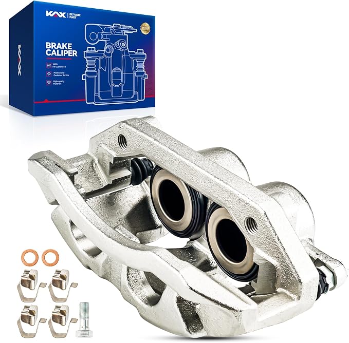 KAX Disc Brake Caliper Assembly Fit for 1500 2011-2018, 1500 Classic 2019-2023, Ram 1500 2009-2010, Aspen 2007-2009, Durango 2007-2009, Dakota 2009-2010, Dakota 2011, Front Left or Front Right Side