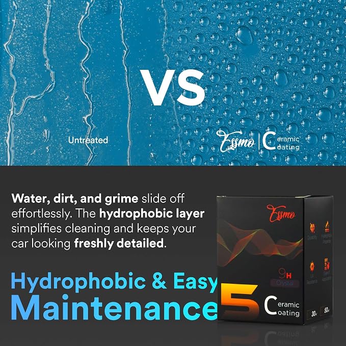 50 ml Crystal Ceramic Coating Spray for Auto Cars High Gloss Hydrophobic Protection UV and Scratch Resistant Long-Lasting Shine