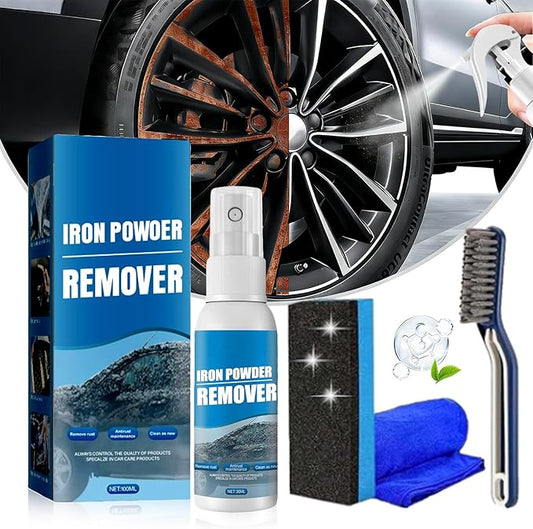 Multi-Functional Quick-Acting Rust Removal Spray, 2026 New 100ml Multipurpose Iron Powder Remover Spray for Car, Fast-Acting Formula & Easy Sprays Application for Metal, Bikes, Tools (30ML)