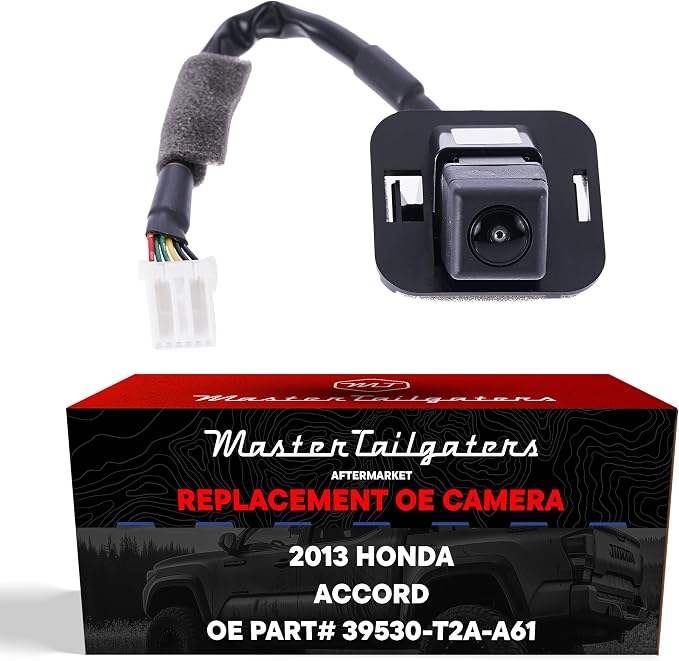 Master Tailgaters Replacement for Honda Accord Sedan (EX, LX, Sport Model) 2013 Backup Camera OE Part # 39530-T2A-A61