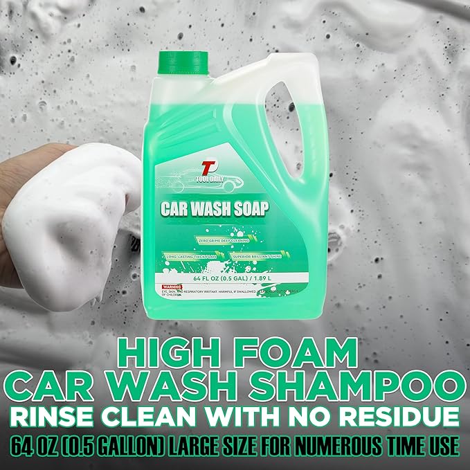 Tool Daily Foam Cannon for Pressure Washer with Car Wash Soap, Garden Hose to Pressure Washer Adapter