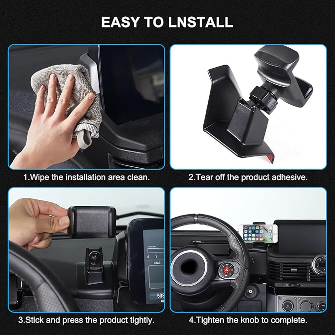 Car Mobile Phone Holder The Navigation Screen Compatible with Ineos Grenadier 2020-2026 Adjustable 360° Central Control Phone Holder Accessories (Left,Style A)