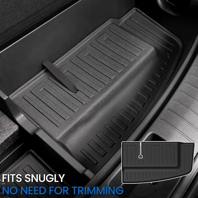 Cargo Mat Backrest Mats for 2026 Hyundai Palisade 7&8 Seats (Only Gas), All Weather TPE Cargo Liner Trunk Lower Mat Accessories (2026 | 2-in-1 Cargo Mat+Trunk Lower Mat)