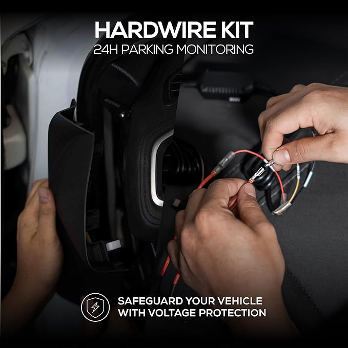 Dash Cam Hardwire Kit Type-C - 24-Hour Parking Car Accessories, Easy Install with Voltage Protection, No Splicing Required