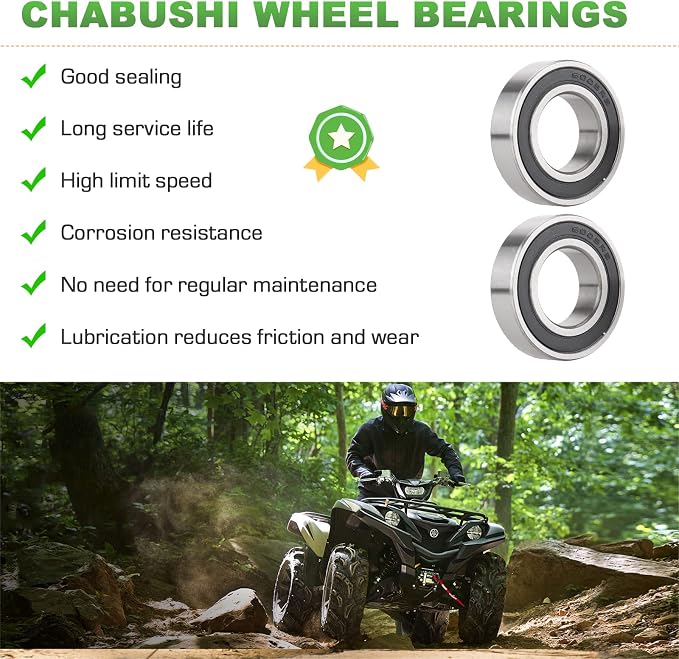 Front Left Right CV Axle Shaft & Wheel Bearing & Seals Kit for Kawasaki Mule 2510/3010/4010 KAF620 KAF950 4x4 Diesel Axle Replacement