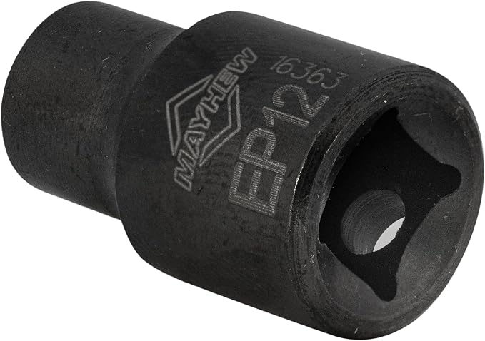 Mayhew Tools 16027 Inverted Torx Plus Socket Bit Set, 9-Piece, Black Oxide Finish, polished chrome