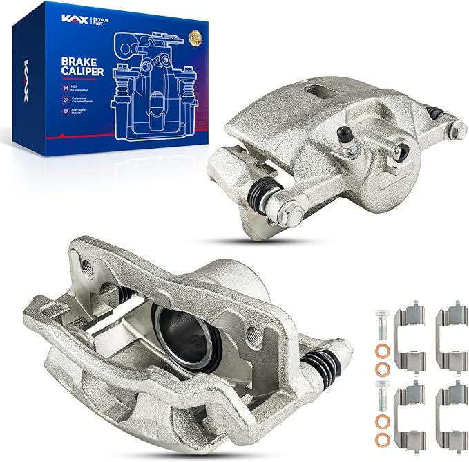 KAX Disc Brake Caliper Assembly Fit for Civic 2006-2011 1.8L, Civic 2001-2005 1.7L, Civic 1996-2000 1.6L, Insight 2010-2013, Civic 2002-2003 2.0L, Insight 2014 1.3L, Front Side