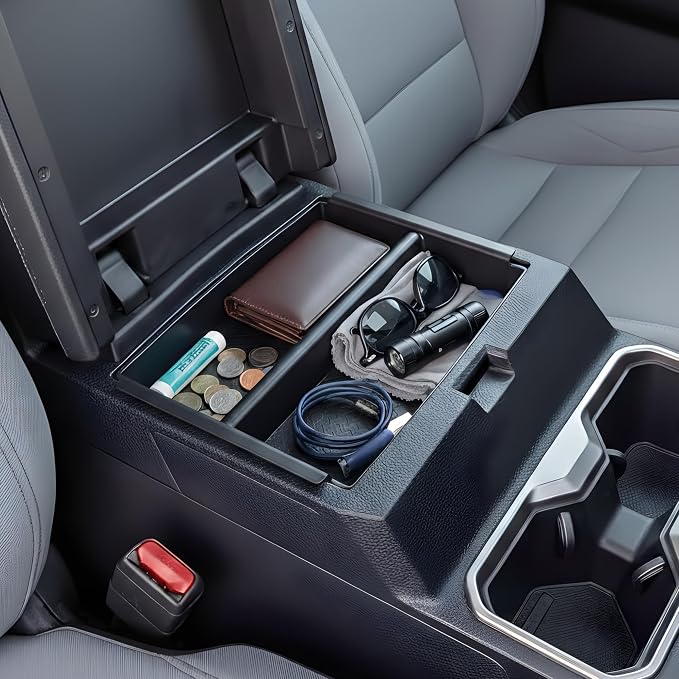 Vehicle OCD – Center Console Divider, Tray, and Glove Box Organizer for Toyota Tacoma (2024-2026) – Made in USA - (NOT for Tacoma i-FORCE MAX hybrid) - SLX514