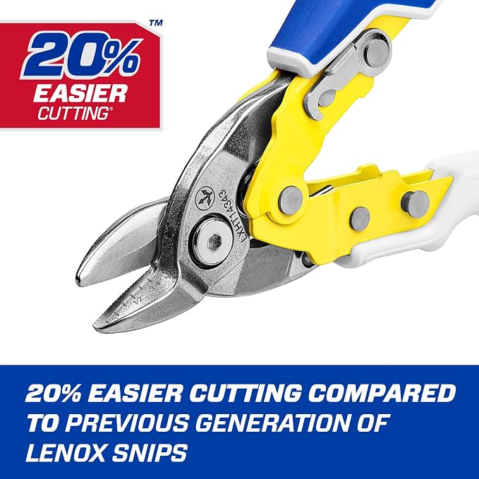 LENOX TOOLS Pliers, Bulldog Avitation Snips, With Durable Grip (LXHT14343)