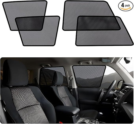 2011-2023 4Runner Window Shades -Car Window Shade for Baby and Driver, Breathable Mesh Car Privacy Curtains for Side Windows, UV Protection and Heat Insulation for Road Trips, Napping