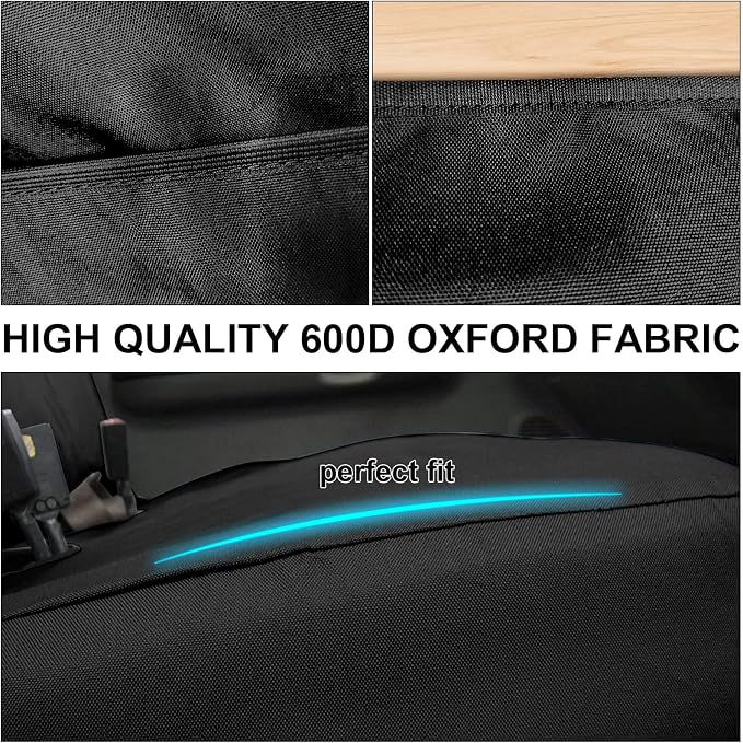 SAPUBK Custom-Fit Front Bench Seat Cover Replace for 1999-2007 Ford F250 F350 F450 F550, Waterproof 600D Oxford Cloth Interior Seat Cover Accessories(Machine Washable)