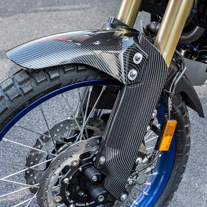 Motorcycle Front Fender Mudguard for Tenere 700 2019-2024 2025 2026 Tire Hugger Mud Dust Flap Splash Guard, Matte Black