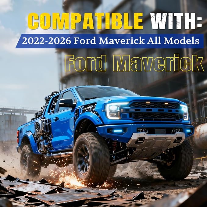 ARANA Tailgate Assist Shock for Ford Maverick 2022-2026, Soft Open Tail Gate Lowering Damper Strut Kit Fits Ford Maverick XL XLT Lariat Tremor Lobo EcoBoost Hybrid & AWD(10-Min Installation)