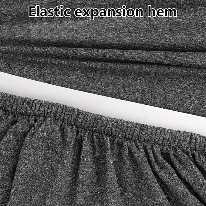 Indoor Motorcycle Cover Soft Stretch Dustproof Cover Compatible with All Motor, 116 inches, Dark Flower Gray