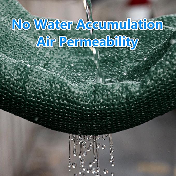 90% Blackish Green Shade Cloth, 12x12FT Resistant Garden Sun Shade Net, Durable Mesh Shade Tarp with Reinforced Grommets for Greenhouse, Plant, Chicken Coop, Pergola, Swimming, Canopy，Patio，Garden