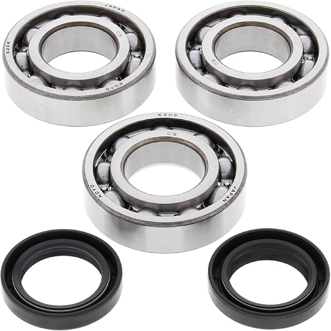 All Balls Racing 24-1092 Crank Bearing and Seal Kit Compatible with/Replacement for Polaris Trail Blazer 250 1999-2006, Trail Boss 250 2x4 1999, Xplorer 250 4x4 2000-2002