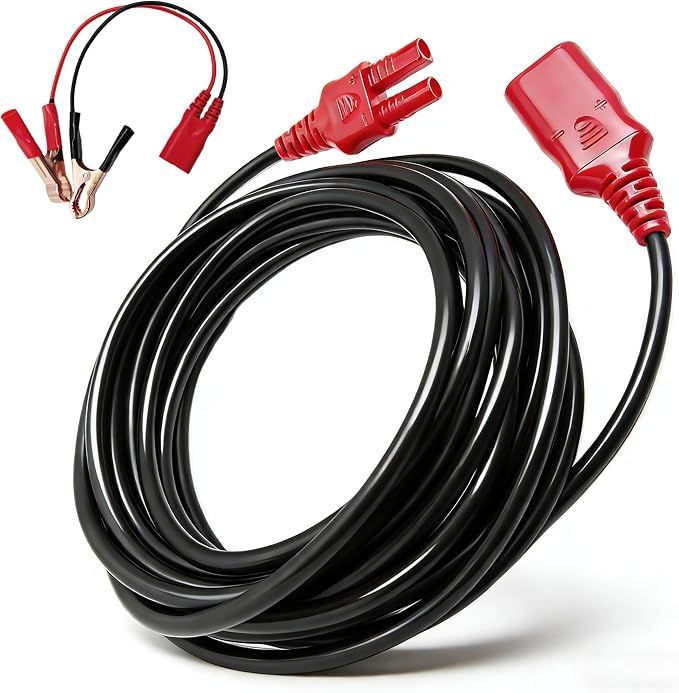 Muyesm 20FT Extension Cable Power Circuit Probe Kit Compatible with Power Probe 3/3S/3Ez Power Circuit Probe Tool Accessories PPTK0027 and PPTK0025 (20FT with Alligator Clip)
