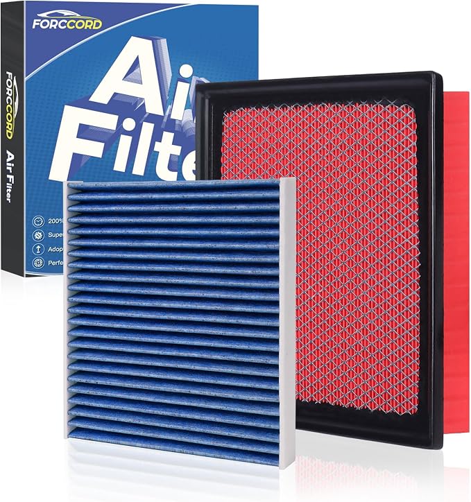 Air Filter Kit for 2014-2018 Silverado Replace#CF11809 CA8755A | Cabin&Engine Air Filter, Fits 2014-2018 Silverado 1500/Sierra 1500,2015-2020 Suburban/Tahoe/Yukon,Activated carbon