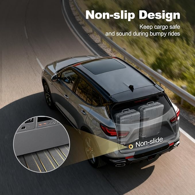 Cargo Liner Fit for Mercedes Benz C Class Sedan 2022-2026 | AOMSAZTO Cargo Mat All Weather Custom Fit Trunk Mat C Class Car Mats Accessories Black (Only for Sedan)