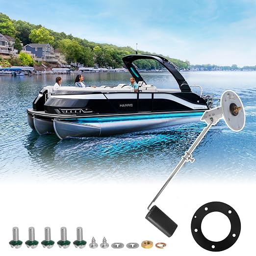 Marine Fuel Tank Sending Unit,Boat Fuel Sending Unit for Marine 4-28 Inch Depth RV Car Truck Tanks 33-240ohms Gas Gauge Water Tank Level Sender