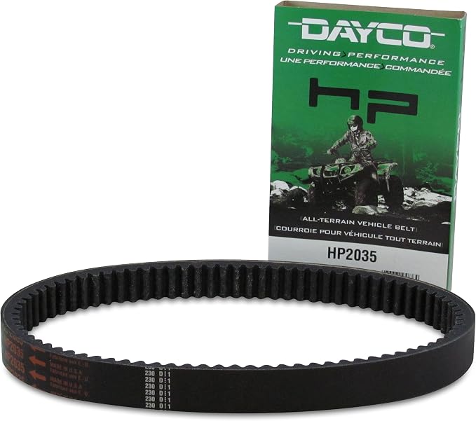 Dayco HP2035 HP High Performance ATV/UTV Drive Belt , Black
