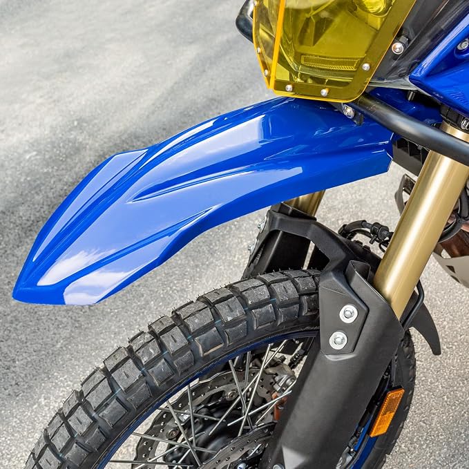 Motorcycle Front Fender Mudguard for Tenere 700 2019-2025 Tire Hugger Flap Splash Guard (Blue A)
