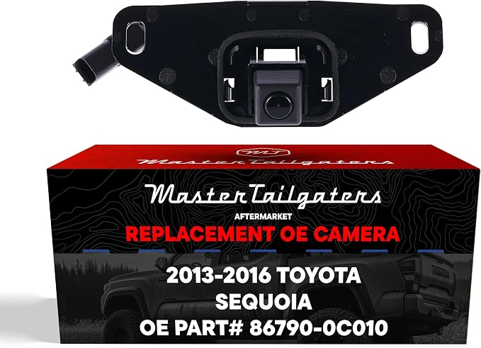 Master Tailgaters Replacement for Toyota Sequoia (2013-2016) Backup Camera OE Part # 86790-0C010