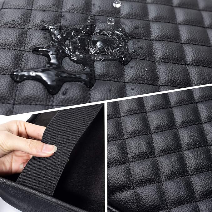 JKCOVER Center Console Armrest Dividers Organizer and Premium Center Console Cover Compatible with Toyota Tacoma 2016 2017 2018 2019 2020 2021 2022 2023 Accessories