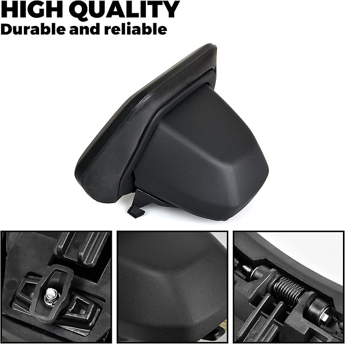SAUTVS 1Up Driver Backrest for Can-Am Ryker 2019-2026 | Fits Ryker 600 900 Sport Rally, HDPE Material, Requires Max Mount, Lumbar Support, Replace #219400960